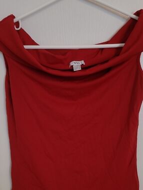 Mango Red Off Shoulder Top